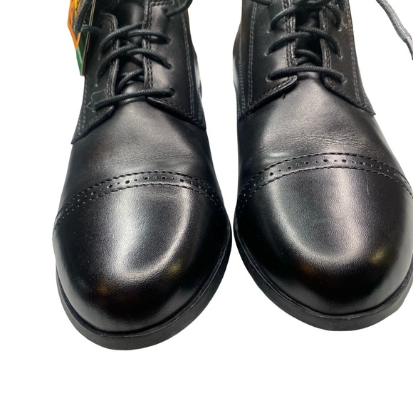 Ariat Black Leather Women's Combat Riding Boots - Picture 6 of 9